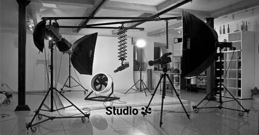 Advanced lighting rig and camera equipment at Studio 89, the premier video production studio Dhaka.