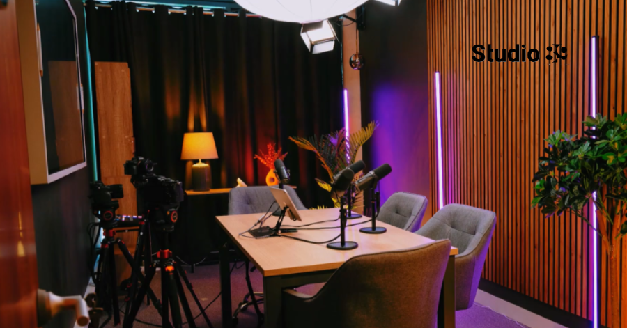 Personal branding video Dhaka featuring executive shoot with pro camera and studio lights