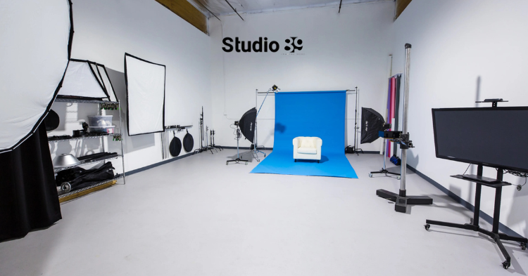 Professional studio rental Dhaka with camera, lights, and set for premium video production