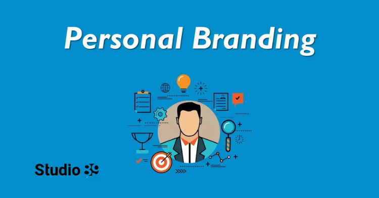 CEO personal branding Bangladesh graphic showing brand yourself concept with Studio89 logo