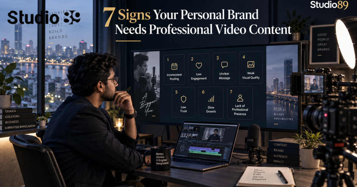 7 Signs Your Personal Brand Needs Professional Video Content