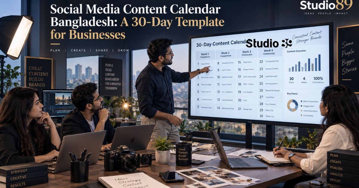 Social Media Content Calendar Bangladesh