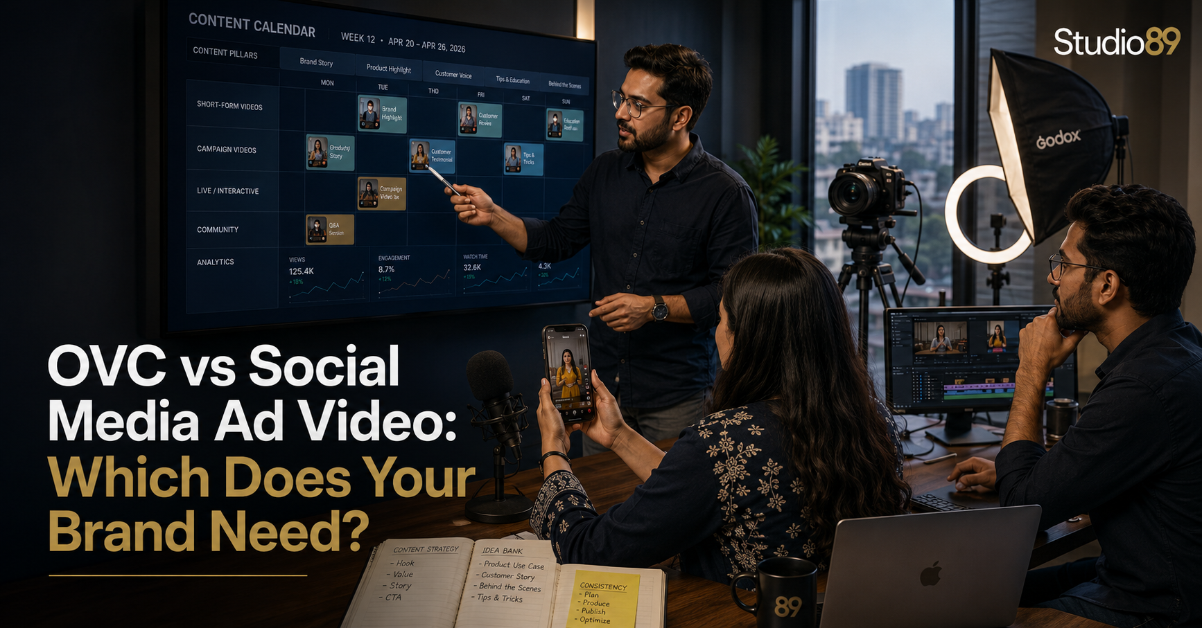 OVC vs social media ad video