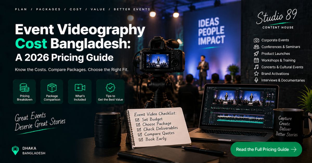 Event Videography Cost Bangladesh