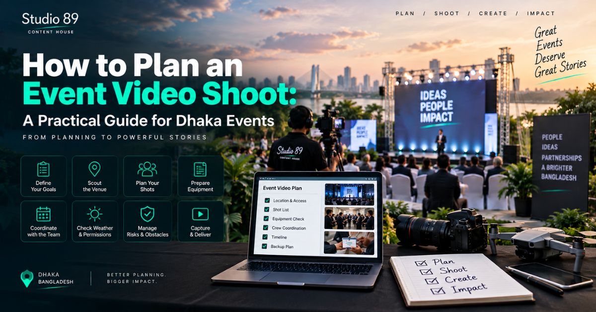 How to Plan an Event Video Shoot