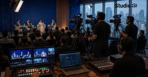 Multi-camera corporate event live stream in Dhaka