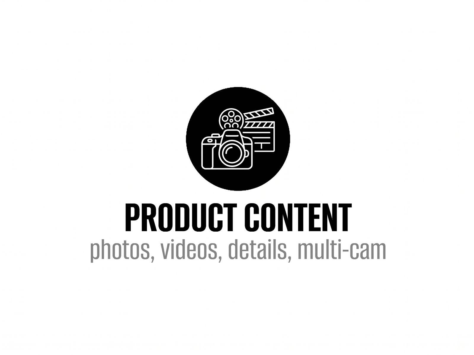Product Content (Photo + Video)